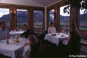 Dining at the Skyland Lodge