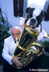 Steve Seward and Junior at the Crested Butte Music Festival.
