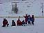 Local children out for skating lessons at the Nordic Center.
  Eveyone is enjoying the new snow.  They have reported 28 inches in the last three days.  It is still snowing and is predicted to continue through the weekend.