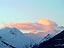 Evening light with clouds over the Paradise Divide.