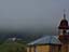 Early morning clouds laid low and thick in Crested Butte today.