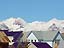 The snowy peaks of Paradise Divide can be seen over Crested Butte rooftops today, after an entire day of snowfall. Seeing the peaks around town covered in white makes local yearn for opening day at the ski area.