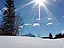 Mt. Crested Butte peeks over the horizon on a beautiful morning up Washington Gulch.