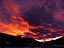 Sunset lights up clouds over Kebler Pass