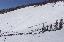 And they’re off!  Racers in this years Al Johnson race sprinting up the hill at the base of the north face lift.
