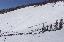 And they’re off!  Racers in this years Al Johnson race sprinting up the hill at the base of the north face lift.