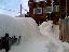 Crested Butte has seen another foot of new snow in the last 24 hours - these are the steps up to the back door of our building on the walk in this morning.