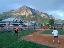 Softball is in full swing in Crested Butte - umping makes for a unique angle for a picture.