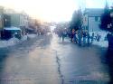 Here are crowds starting to gather for Mardi Gras parade yesterday afternoon - good times were had by all. More snow is in the forecast for tonight and later this week.  Check out cbavalanchecenter.org for detailed weather info.