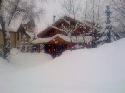 Powder day!!  The snow was almost knee deep on the walk into the office this morning, woo hoo!!