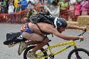 You too can be famous! Superman stopped by the Chainless World Championships in Crested Butte!