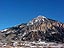 The un-skiable side of Mt. Crested Butte, the day after Thanskgiving. The ski area begins at the ridgeline on the left.