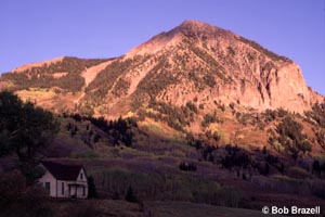 The Robinson House with Mt. Crested Butte in background