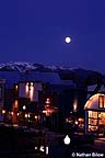Elk Avenue moonrise