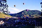 Balloons during Aerial Weekend