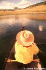 Canoeing in Alpine Lake in Crested Butte