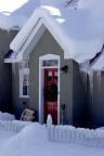 Doorway of a historic Crested Butte home