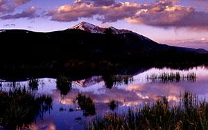 Whetstone sunset from the Slate River