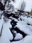 River next to Coal Creek Grill on Elk Avenue in Crested Butte, CO.