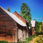 Walking the alleys of paradise of Crested Butte, Colorado.