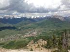 Hiking up Mt. Crested Butte off Silver Queen Lift.